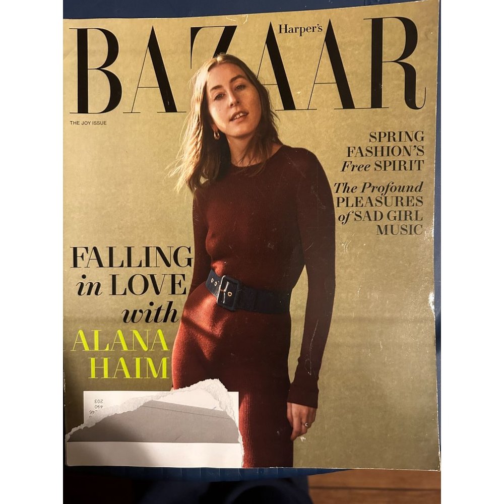 HARPER'S BAZAAR FEBRUARY 2022 Alana Haim Joy Issue